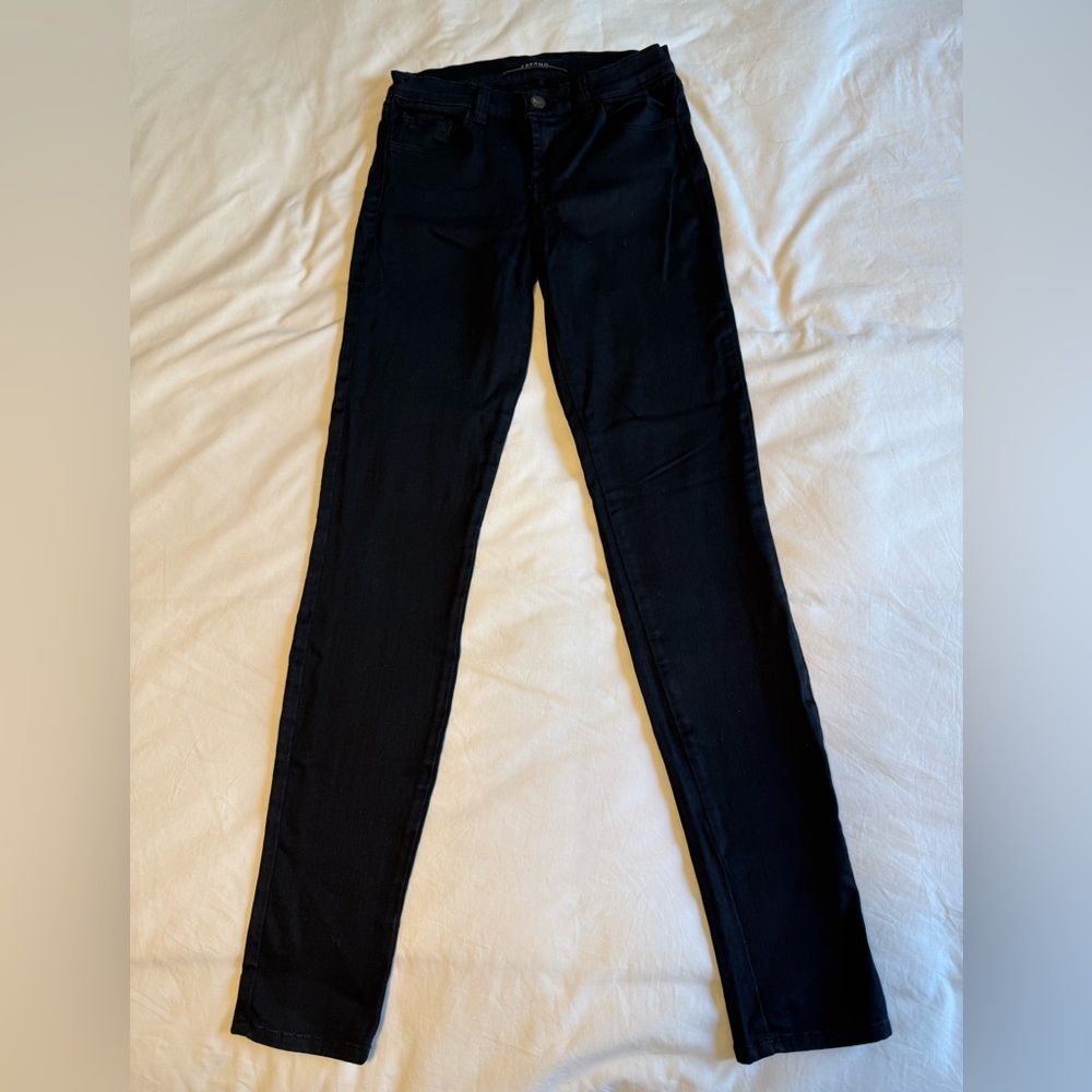 J Brand Black High-Rise Skinny Jeans